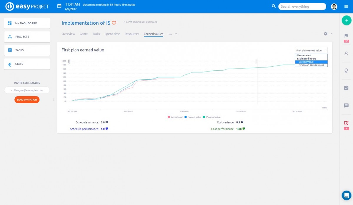 Easy Project - Earned Value Management Easy Project - Earned Value Management