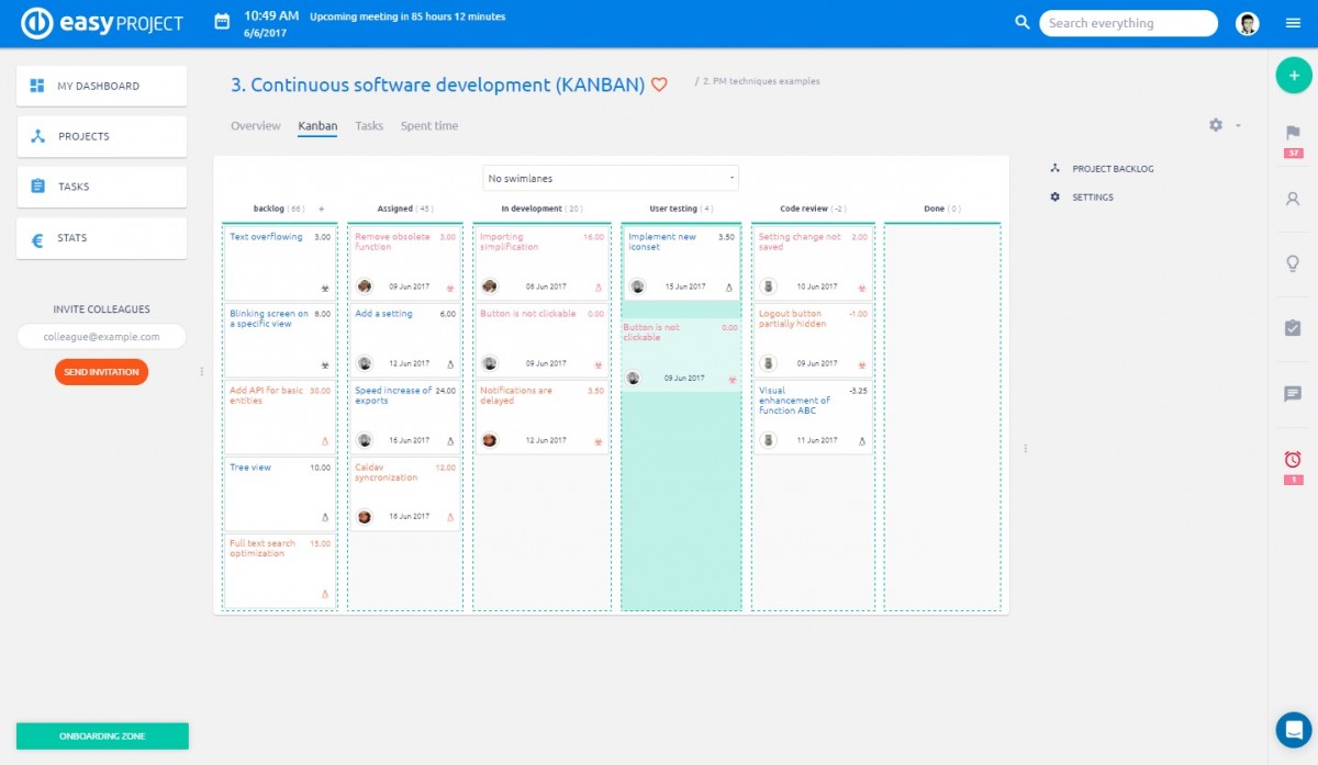 Easy Project - Kanban - personal & team boards Easy Project - Kanban - personal & team boards