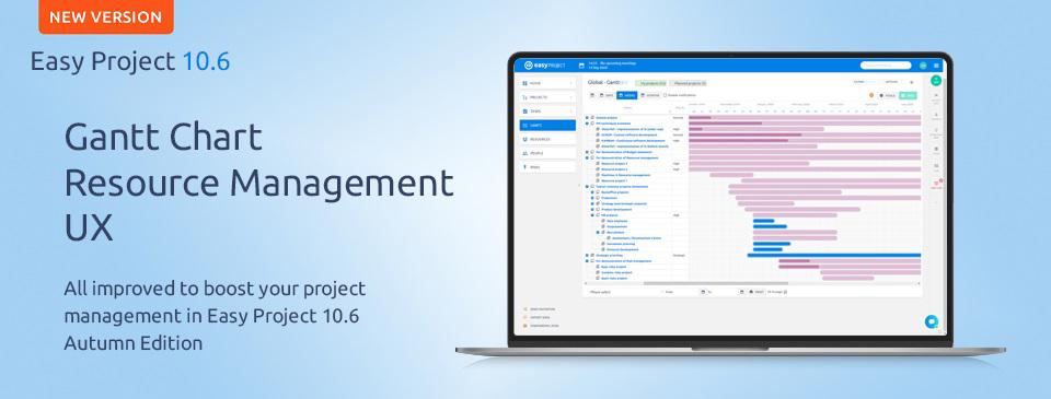 What Is The New "Easy Project 10.6 – Autumn Edition" And How To Get The Most Of It? – Webinar What Is The New "Easy Project 10.6 – Autumn Edition" And How To Get The Most Of It? – Webinar