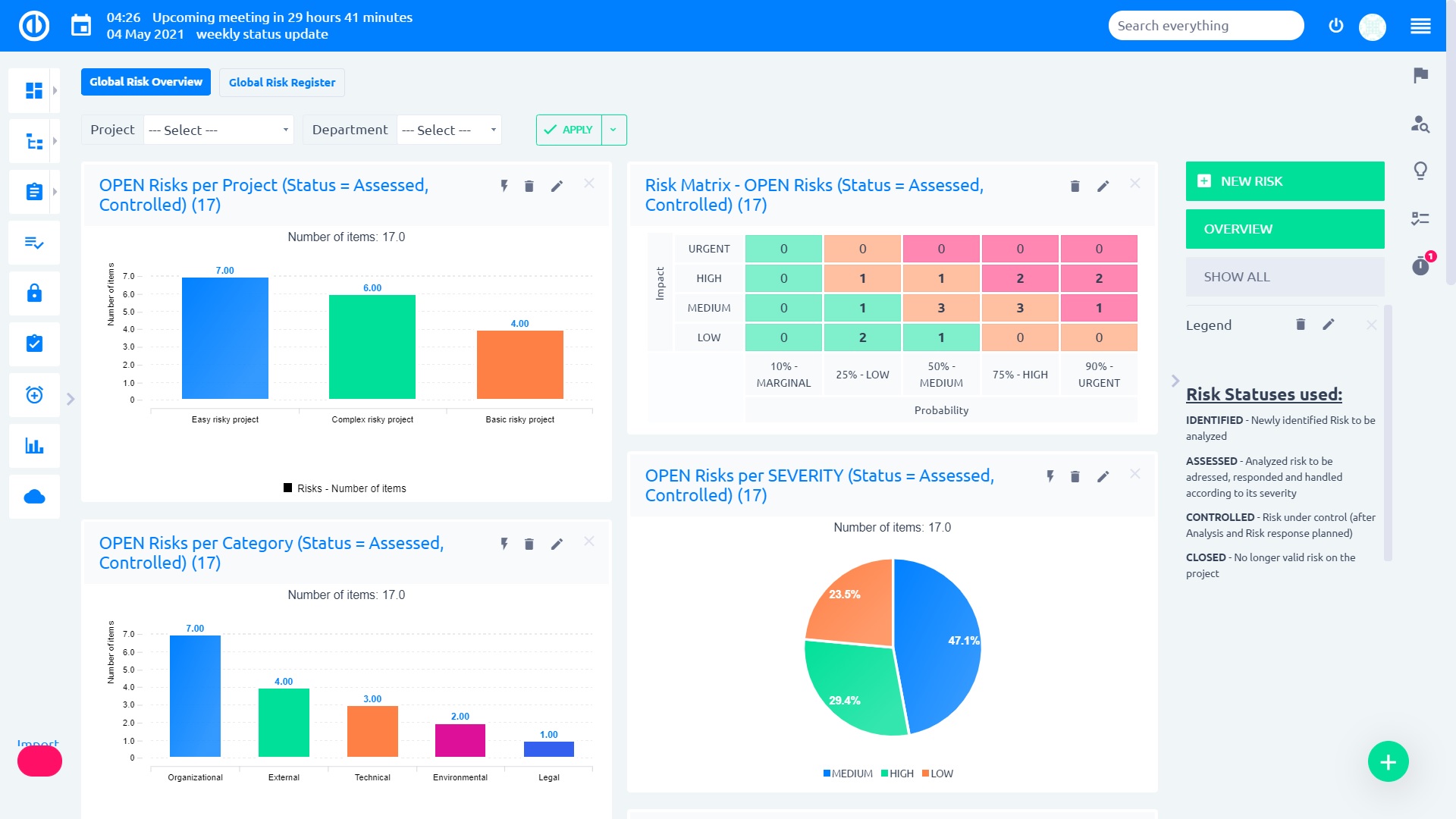 Easy Project – Risk Management Easy Project – Risk Management