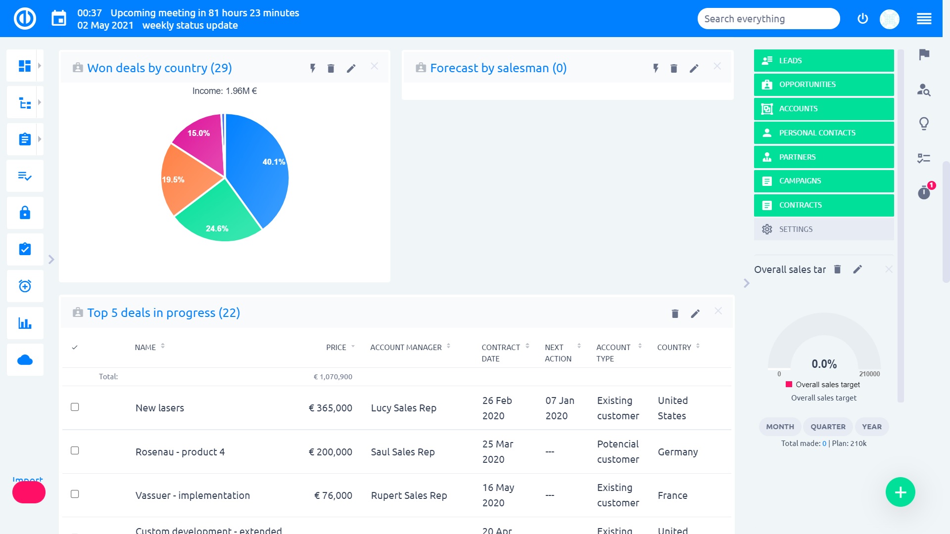 Easy Project – Lead – Contract Management Easy Project – Lead – Contract Management