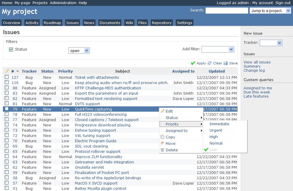 Easy Project 10 - Data import from Redmine #1 Easy Project 10 - Data import from Redmine #1