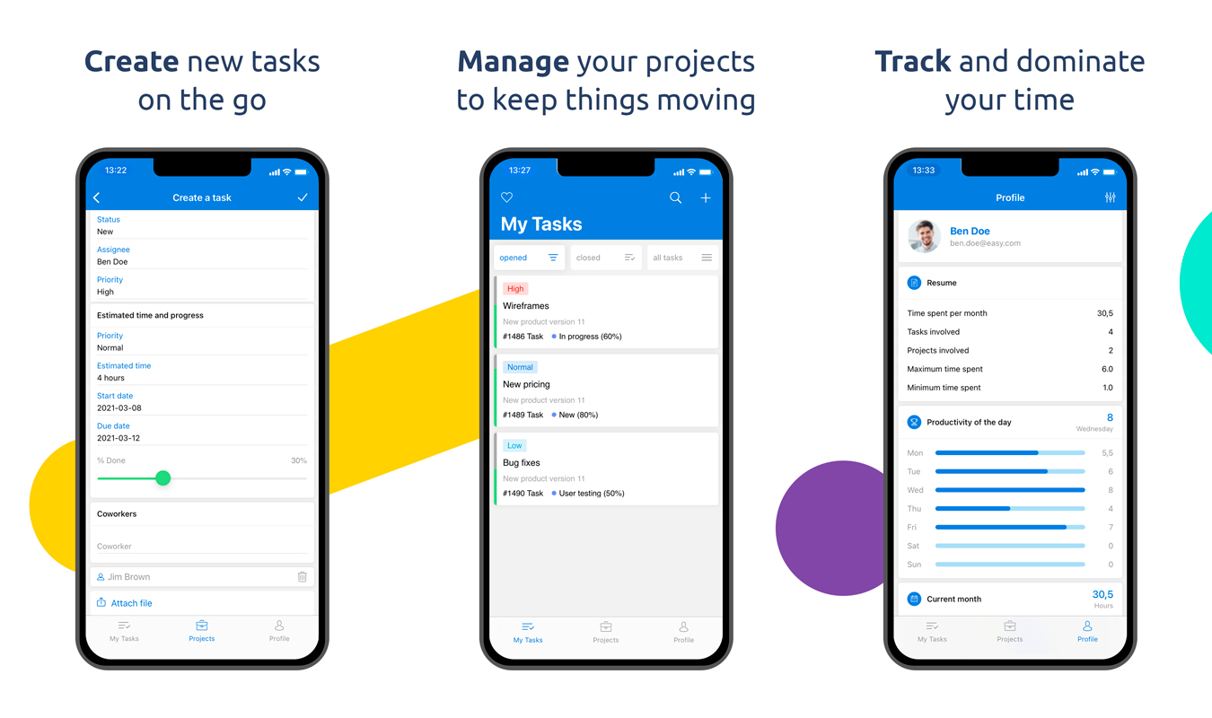 Easy Project mobilapp