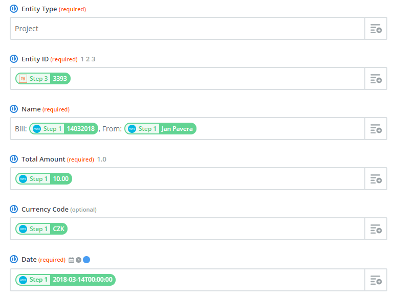 Accounting system and project budget integration via Zapier Accounting system and project budget integration via Zapier