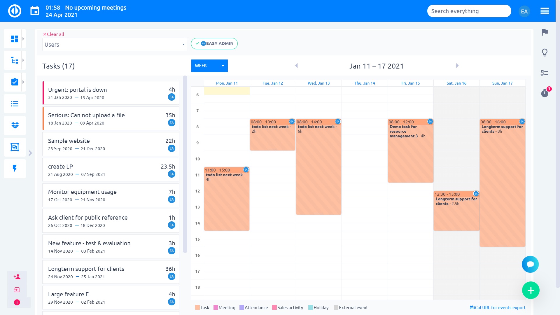 Easy Project – Scheduler