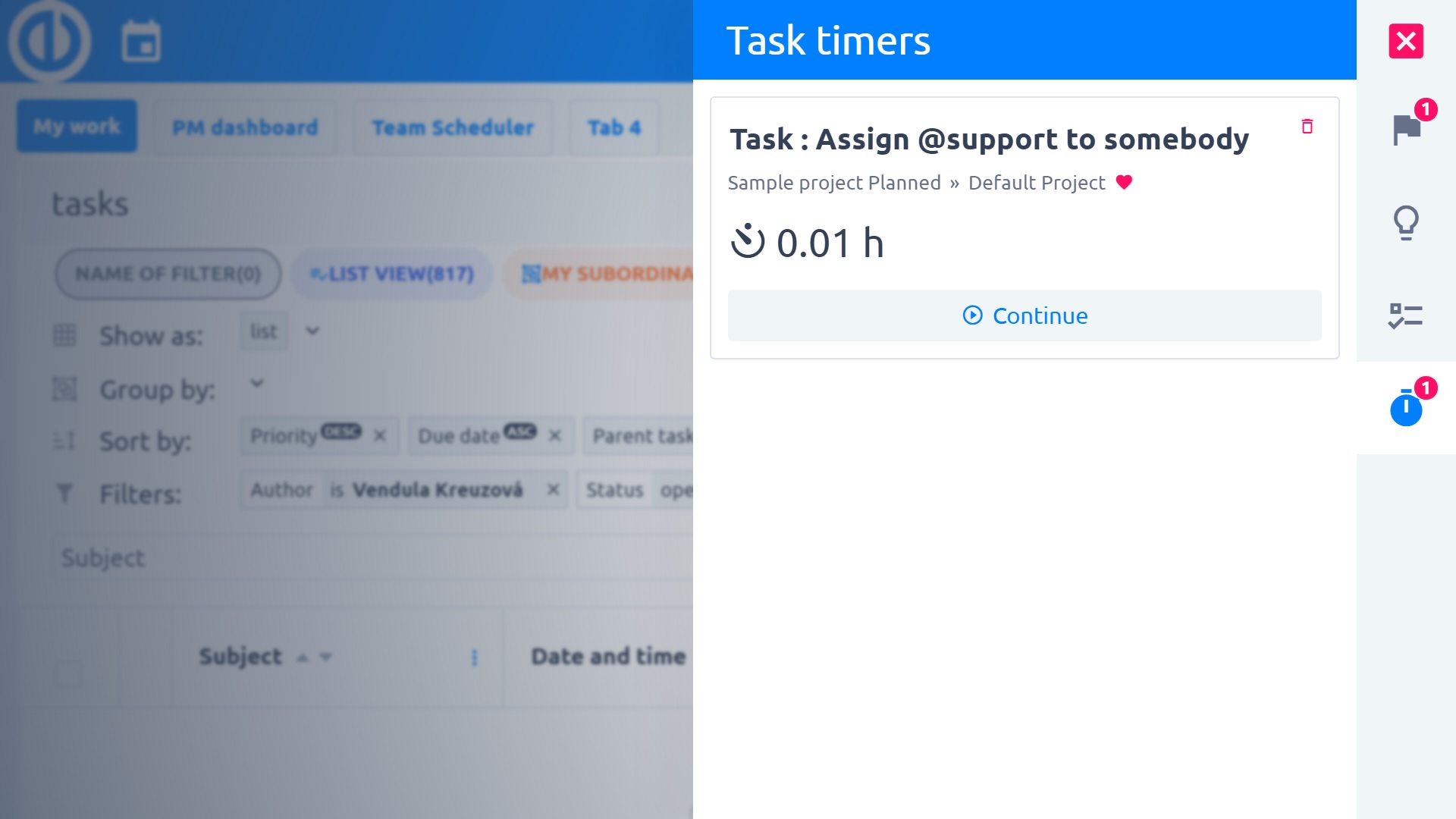 Easy Project – Stopwatch for exact time tracking Easy Project – Stopwatch for exact time tracking