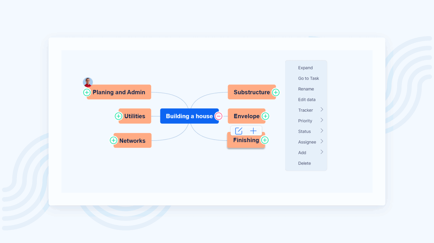 WBS and project decomposition in Easy Project software software