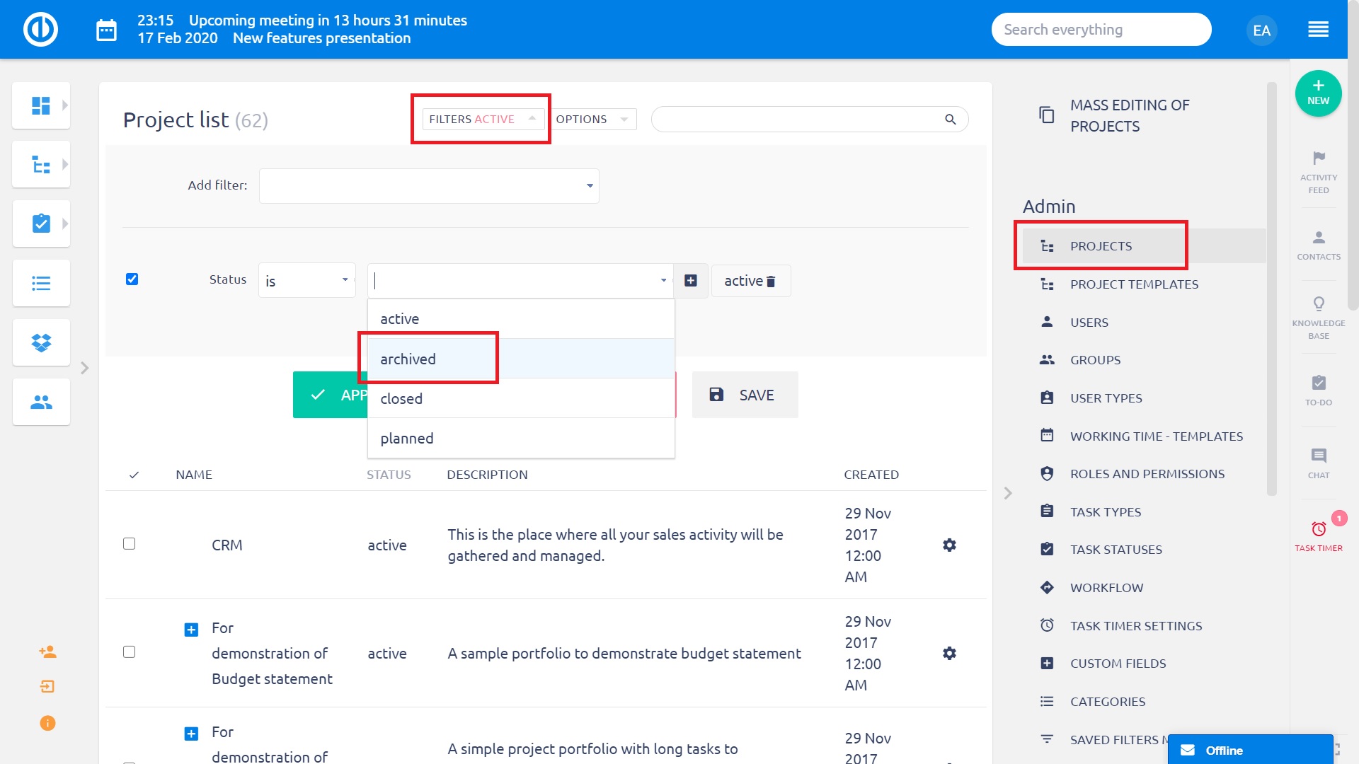 Odedd's Project Archiver Script