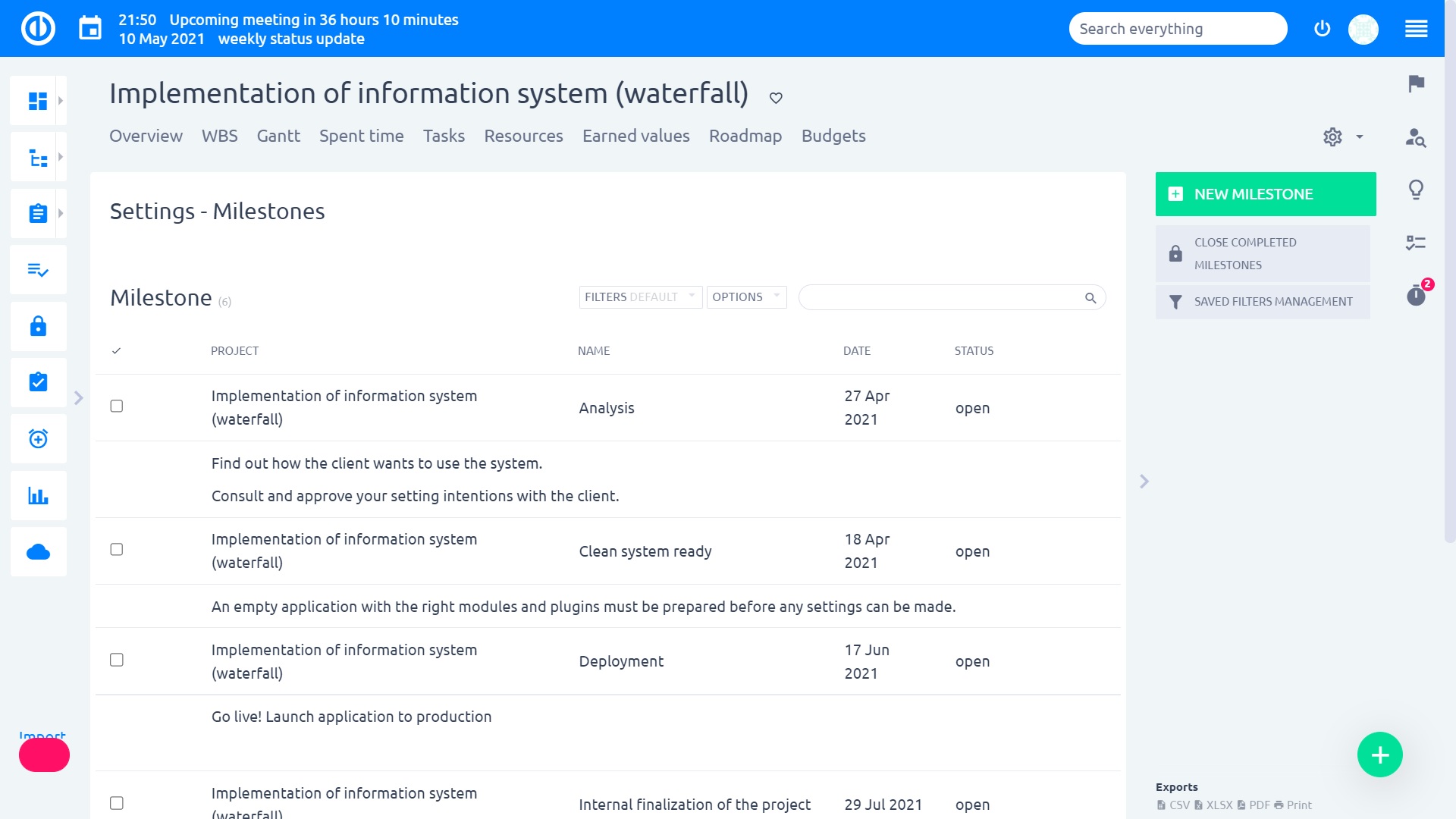 easy project roadmap easy project roadmap new milestone